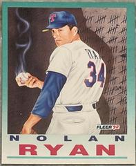 Nolan Ryan #710 Baseball Cards 1992 Fleer Prices