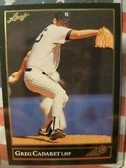 Greg Cadaret [Black Gold] #24 Baseball Cards 1992 Leaf Prices