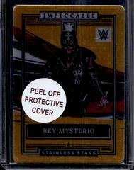 Rey Mysterio [Gold] Wrestling Cards 2022 Panini Impeccable WWE Stainless Stars Prices