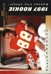 TONY GONZALEZ Football Cards 1997 Pinnacle X Press Prices