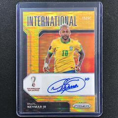 Neymar Jr [Breakaway Gold] Soccer Cards 2022 Panini Prizm World Cup Signatures Prices