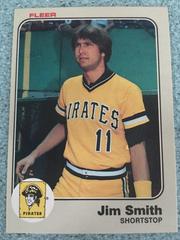 Jim Smith #323 Baseball Cards 1983 Fleer Prices