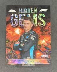 Logan Sargeant #HG-LS Racing Cards 2023 Topps Chrome Formula 1 Hidden Gems Prices