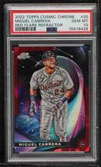 Miguel Cabrera [Red Flare] #SG-6 Baseball Cards 2022 Topps Cosmic Chrome Star Gaze Prices