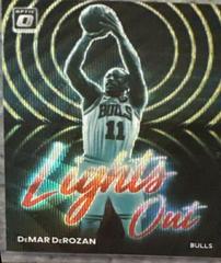 DeMar DeRozan [Red Gold Wave] #15 Basketball Cards 2022 Panini Donruss Optic Lights Out Prices
