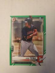 Jose Tena [Green] Baseball Cards 2021 Bowman Paper Prospects Prices