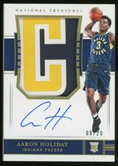 Aaron Holiday [Patch Autograph] Basketball Cards 2018 Panini National Treasures Prices