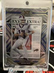 Josh Allen [White] #EXT-12 Football Cards 2022 Panini XR Extra Prices