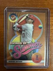 Shohei Ohtani [Orange] Baseball Cards 2023 Topps Pristine Swings of Summer Prices