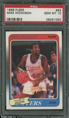 Mike Woodson #63 Basketball Cards 1988 Fleer Prices