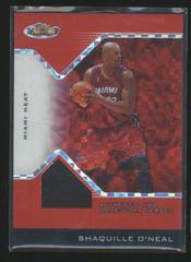 Shaquille O'Neal [Jersey Red XFractor] #120 Basketball Cards 2004 Finest Prices