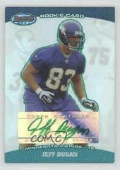 Jeff Dugan [Autograph Green] #179 Football Cards 2004 Bowman's Best Prices