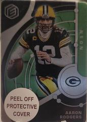 Aaron Rodgers [Neon] #17 Football Cards 2021 Panini Elements Prices