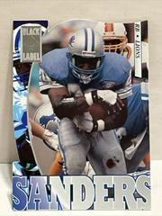 Barry Sanders [Black Label Silver Die Cut] #69 Football Cards 1995 Collector's Edge Prices
