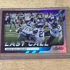 Amon Ra St. Brown [Spectrum Purple] #LC-1 Football Cards 2022 Panini Absolute Last Call Prices