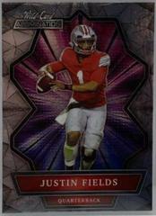 Justin Fields Football Cards 2021 Wild Card Alumination Prices