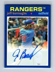 Jeff Burroughs [Blue Border] Baseball Cards 2016 Topps Archives Fan Favorites Autograph Prices