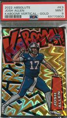 Josh Allen [Gold] Football Cards 2022 Panini Absolute Kaboom Vertical Prices