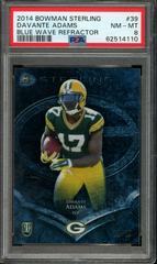 Davante Adams [Blue Wave Refractor] Football Cards 2014 Bowman Sterling Prices
