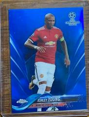 Ashley Young [Blue Refractor] #17 Soccer Cards 2017 Topps Chrome UEFA Champions League Prices