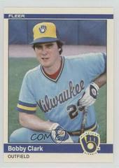 Bobby Clark Baseball Cards 1984 Fleer Update Prices