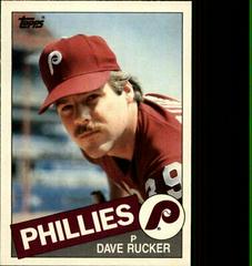 Dave Rucker #98T Baseball Cards 1985 Topps Traded Prices
