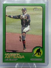 Aeverson Arteaga [Green] #58 Baseball Cards 2022 Topps Heritage Minor League Prices