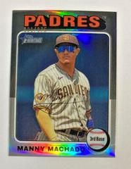 Manny Machado [Silver Refractor] #175 Baseball Cards 2024 Topps Heritage Chrome Prices
