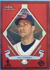 Juan Gonzalez #488 Baseball Cards 2002 Fleer Tradition Prices