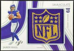 Jaren Hall #17 Football Cards 2023 Panini Immaculate Rookie Shield Prices