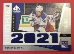 Morgan Barron Hockey Cards 2021 SP Game Used Rookie Blends Prices