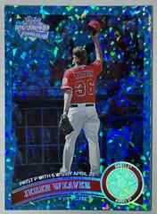 Jered Weaver [Cognac Diamond Anniversary] Baseball Cards 2011 Topps Update Prices