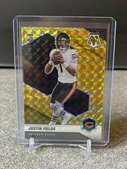 Justin Fields [Gold Mosaic] #304 Football Cards 2021 Panini Mosaic Prices
