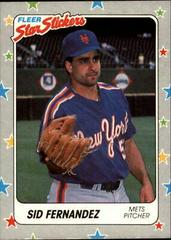 Sid Fernandez #101 Baseball Cards 1988 Fleer Star Stickers Prices