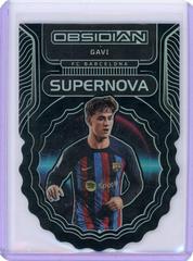 Gavi #5 Soccer Cards 2022 Panini Obsidian Supernova Prices
