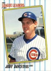Jody Davis Baseball Cards 1987 Fleer League Leaders Prices