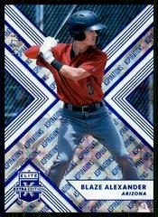 Blaze Alexander [Aspirations Blue] #199 Baseball Cards 2018 Panini Elite Extra Edition Prices