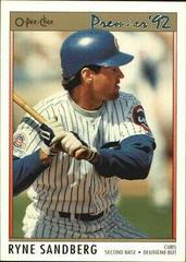Ryne Sandberg #34 Baseball Cards 1992 O Pee Chee Premier Prices