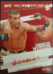 Fabricio Werdum Ufc Cards 2015 Topps UFC Knockout Scarlet Signatures Prices