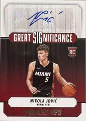 Nikola Jovic Basketball Cards 2022 Panini Hoops Great SIGnificance Autographs Prices