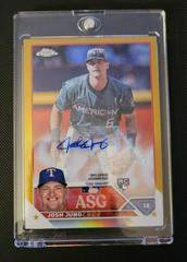 Josh Jung [Gold] #ASGA-JJ Baseball Cards 2023 Topps Chrome Update All Star Game Autographs Prices