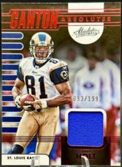 Torry Holt #CA-5 Football Cards 2023 Panini Absolute Canton Prices
