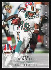 Ted Ginn Jr #79 Football Cards 2008 Upper Deck First Edition Prices