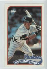 Don Mattingly Baseball Cards 1989 Topps Ljn Baseball Talk Prices