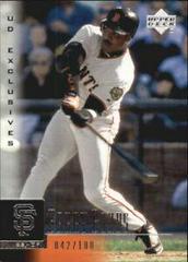 Barry Bonds [Exclusives Silver] Baseball Cards 2001 Upper Deck Prices