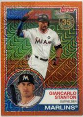 Giancarlo Stanton [Orange] #83T-23 Baseball Cards 2018 Topps Chrome 1983 Prices