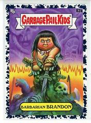 Barbarian Brandon [Black] #62a Garbage Pail Kids Book Worms Prices