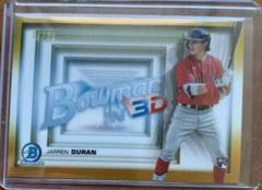 Jarren Duran [Gold Refractor] #B3D-10 Baseball Cards 2022 Bowman in 3D Prices