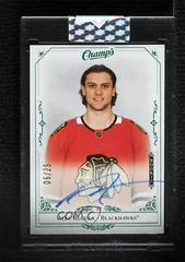 Alec Regula [Green] Hockey Cards 2020 Upper Deck Clear Cut Champs Autographs Prices