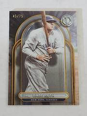 Babe Ruth [Gold] #20 Baseball Cards 2024 Topps Tribute Prices